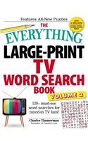 Everything Large-Print TV Word Search Book, Volume 2