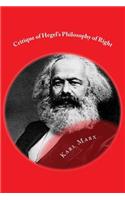 Critique of Hegel's Philosophy of Right