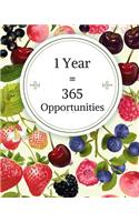 1 Year = 365 Opportunities