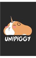 Einhorn Meerschweinchen Notizbuch: Einhorn Meerschweinchen Notizbuch für Liebhaber / Notizheft / Notizblock A5 (6x9in) Dotted Notebook / Punkteraster / 120 gepunktete Seiten