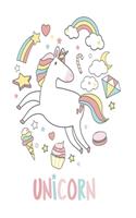 Plain Unicorn Notebook