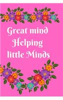 Great Mind Helping Little Minds