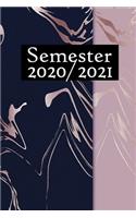 Semester 2020 / 2021: Semesterplaner für das Jahr 2020 und 2021 Band 4 zum Planen und Organisieren für Dein Semester
