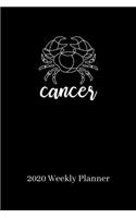 Weekly Planner: A5 6x9 Cancer Zodiac Sign - Calendar - Organizer - calendar - weekly Calendar - Diary - Journal -