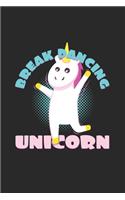 Breakdancing unicorn