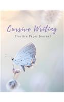 Cursive Writing Practice Paper Journal