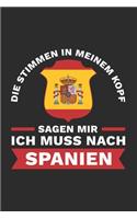 Spanien Notizbuch
