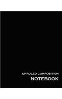 Unruled Composition Notebook