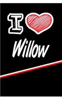Willow: I Love Name Writing Journal