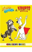 Alpha and Omega and Krypto the Superdog Coloring Book: 2 in 1 Coloring Book for Kids and Adults, Activity Book, Great Starter Book for Children with Fun, Easy, and Relaxing Coloring Pages