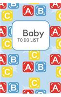 Baby to Do List