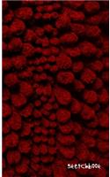 Fuzzball Sketchbook - Lava Red