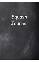 Squash Journal Chalkboard Design: (Notebook, Diary, Blank Book)