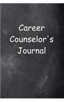 Career Counselor's Journal Chalkboard Design: (Notebook, Diary, Blank Book)