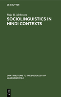 Sociolinguistics in Hindi Contexts