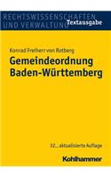 Gemeindeordnung Baden-Wurttemberg