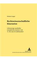 Rechtswissenschaftliche Itinerarien