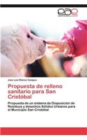 Propuesta de relleno sanitario para San Cristóbal