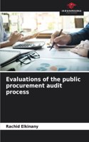 Evaluations of the public procurement audit process