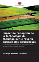 Impact de l'adoption de la technologie du chaulage sur le revenu agricole des agriculteurs