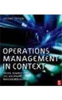 Operations Management In Context, 2/e PB