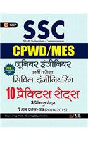 SSC (CPWD/MES) Civil Engg. 10 Practice Sets for Junior Engineers (Hindi)