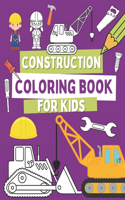Construction Coloring Book For Kids