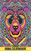 Adult Animal Coloring Book