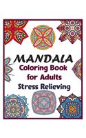 Mandala coloring book for adults stress relieving
