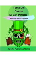 Tema Del Giorno Di San Patrizio Libro Da Colorare Per Adulti
