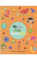 My fun toddler coloring book