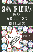 Sopa de Letras Para Adultos