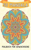 50 mandala Malbuch für Erwachsene: Große Mandalas zur Entspannung einfärben