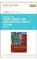 Daniels & Worthingham's Muscle Testing - Elsevier eBook on Intel Education Study (Retail Access Card): Daniels & Worthingham's Muscle Testing - Elsevier eBook on Intel Education Study (Retail Access Card)(Pageburst (Access Codes))