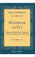Handbook of Pali