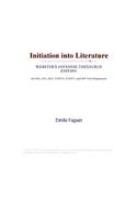 Initiation Into Literature (Webster's Japanese Thesaurus Edition)