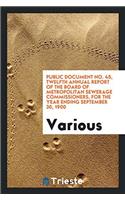 PUBLIC DOCUMENT NO. 45, TWELFTH ANNUAL R
