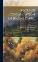 Procès de condamnation de Jeanne d'Arc.