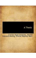A Thesis