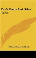 Pan's Reeds and Other Verse
