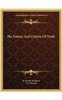 Nature and Criteria of Truth