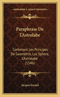 Paraphrase De L'Astrolabe