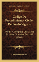 Codigo de Procedimientos Civiles Declarado Vigente