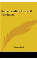 Some Leading Ideas Of Hinduism