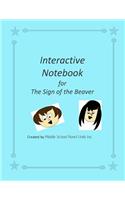 Interactive Notebook for The Sign of the Beaver