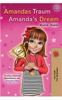 Amandas Traum Amanda's Dream: German English Bilingual Book