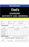 Dad's Exercise Activity Log Journal