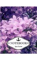 Notebook Purple Flower