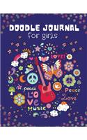 Doodle Journal for Girls: Journal and Sketchbook Combo for Kids - Drawing Gifts for Girls