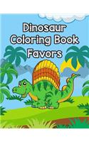 Dinosaur Coloring Book Favors